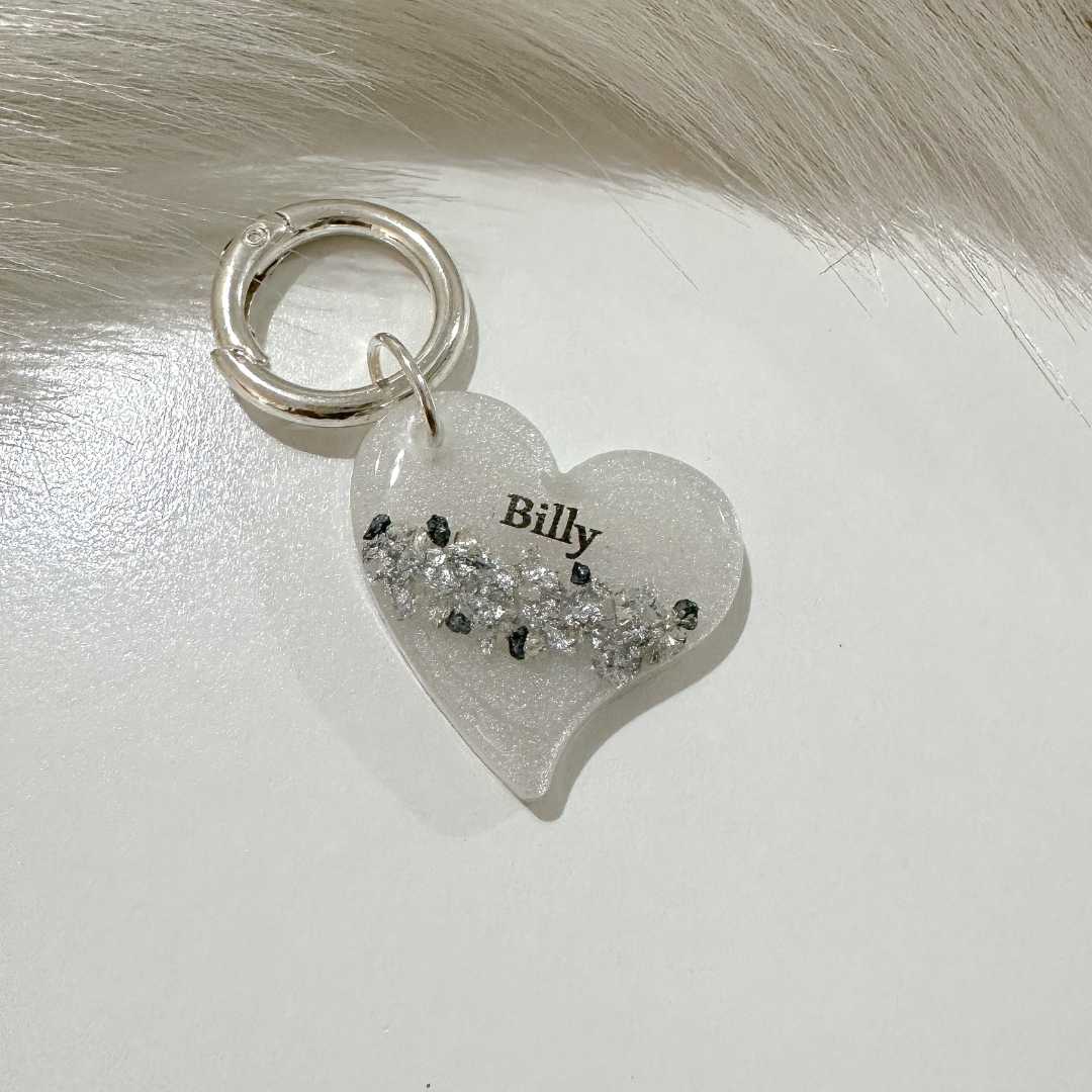 Jewelled Heart Pet ID Tag