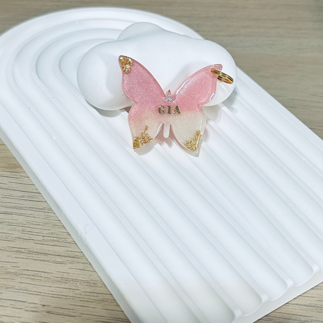 Butterfly Kisses Pet ID Tag