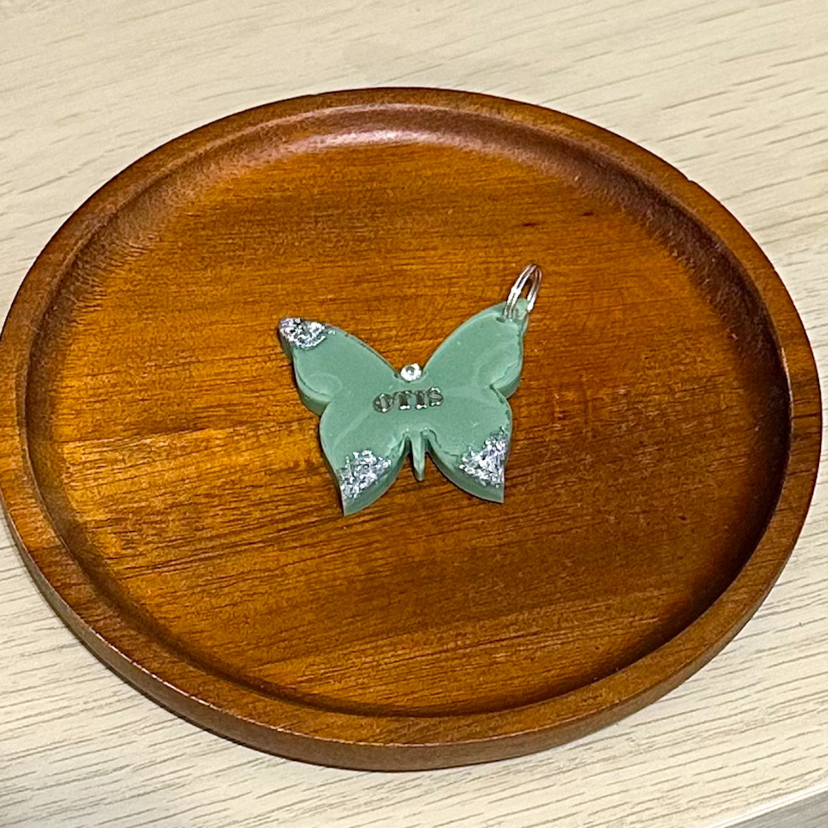 Butterfly Kisses Pet ID Tag