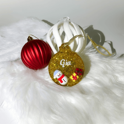 Handmade Personalised 3D  Christmas ornaments