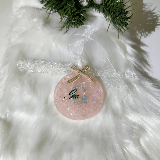 Custom Initial  Christmas ornaments ,Personalised, Stylish & Luxurious
