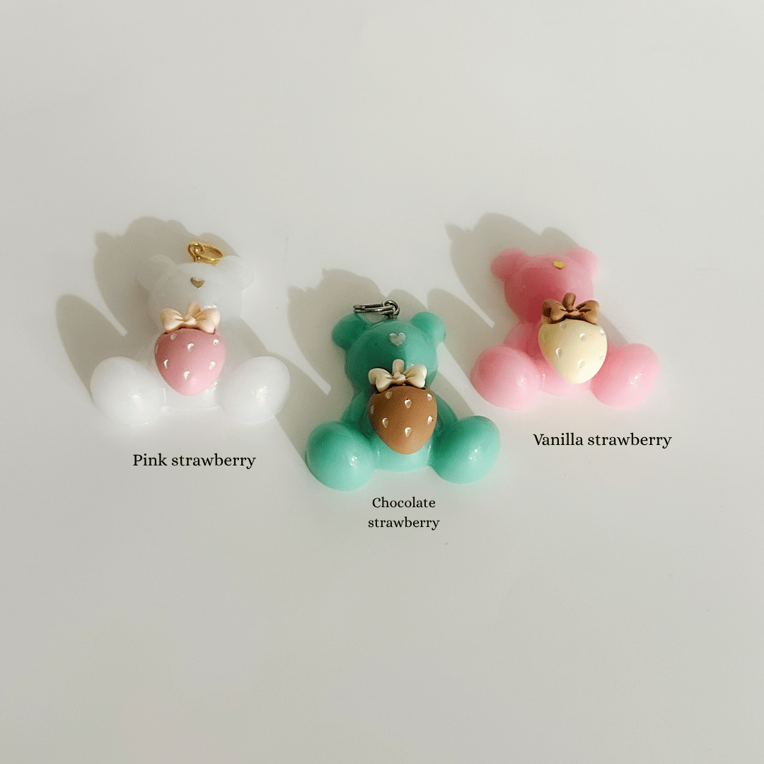 Tag My Teddy Strawberry Kisses