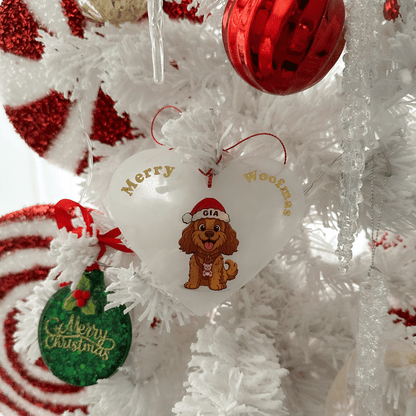 Custom Cartoon Pet Ornament with Holographic Finish