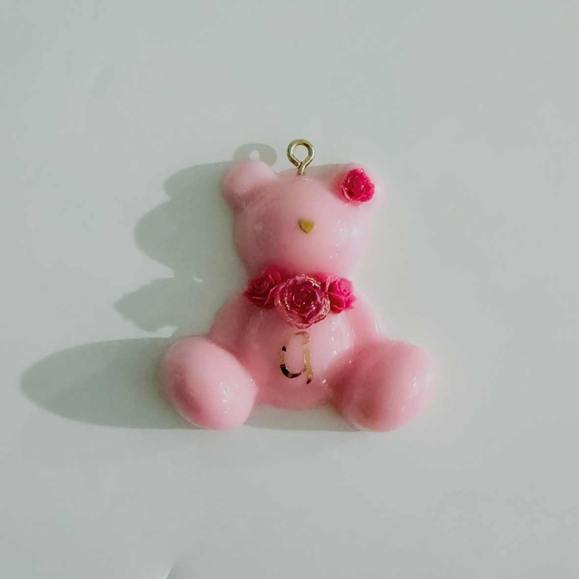 Love in Bloom Teddy – Personalised Floral Teddy Tag