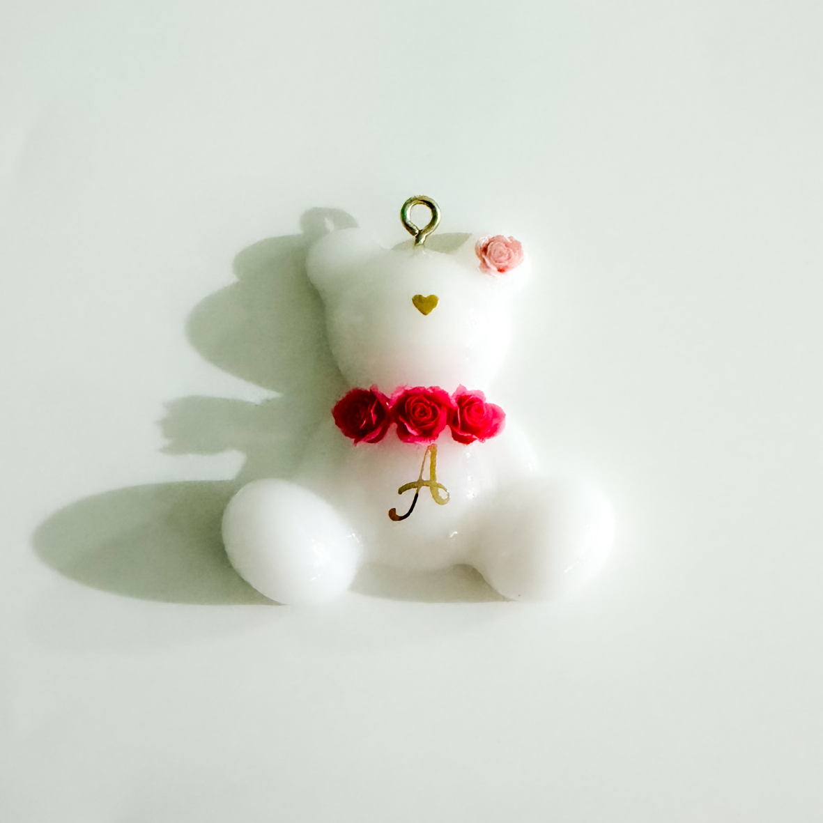 Love in Bloom Teddy – Personalised Floral Teddy Tag