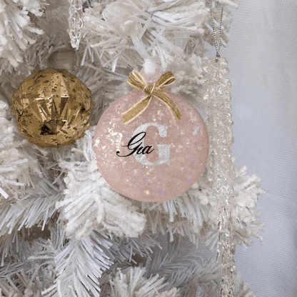 Custom Initial  Christmas ornaments ,Personalised, Stylish & Luxurious