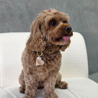 Jewelled Heart Pet ID Tag