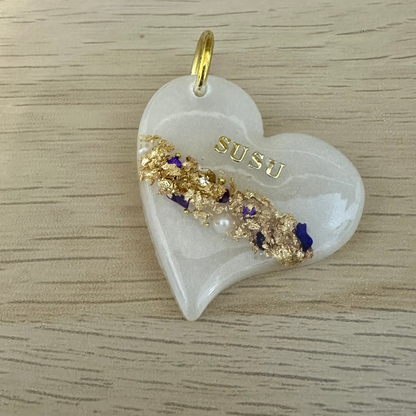 Jewelled Heart Pet ID Tag