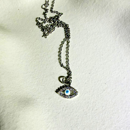 Protective Eye and angel number Necklaces.