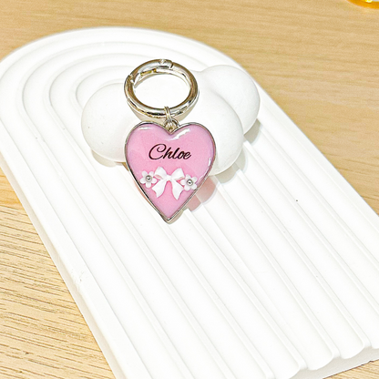 Bow and Bloom Pet Id Tag
