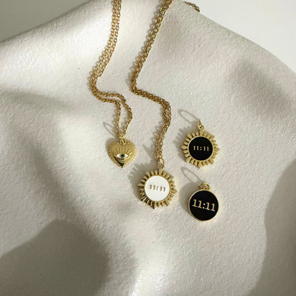 Protective Eye and angel number Necklaces.