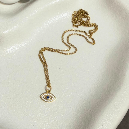 Protective Eye and angel number Necklaces.