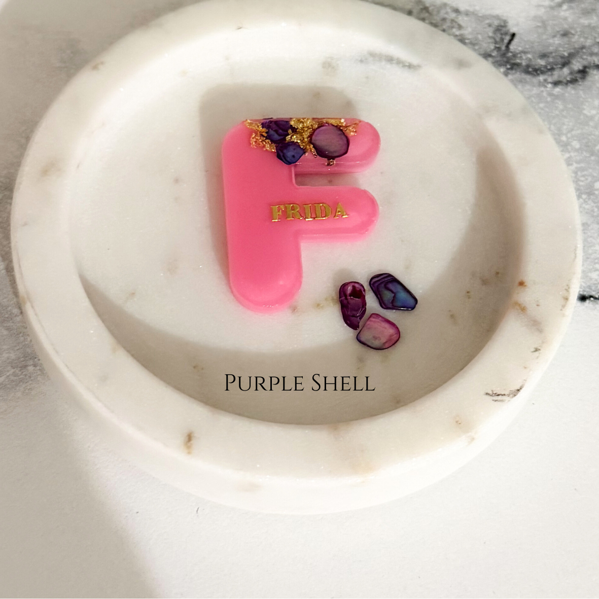 Signature Initial Pet ID Tag.