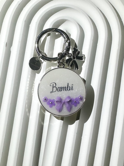 Bow and Bloom Pet Id Tag