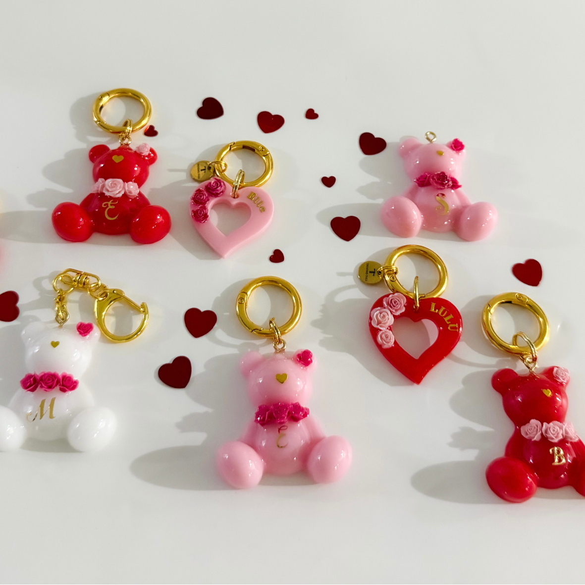 Love in Bloom Teddy – Personalised Floral Teddy Tag