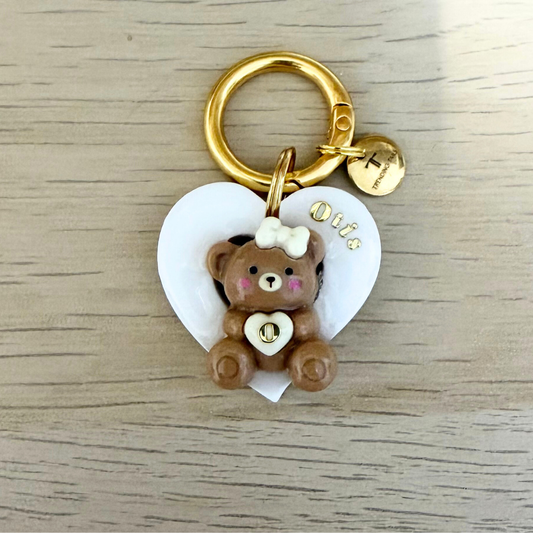 Cute 3D Teddy Pet ID Tag