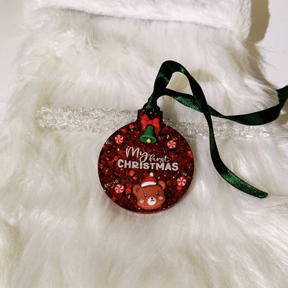 Handmade Personalised 3D  Christmas ornaments