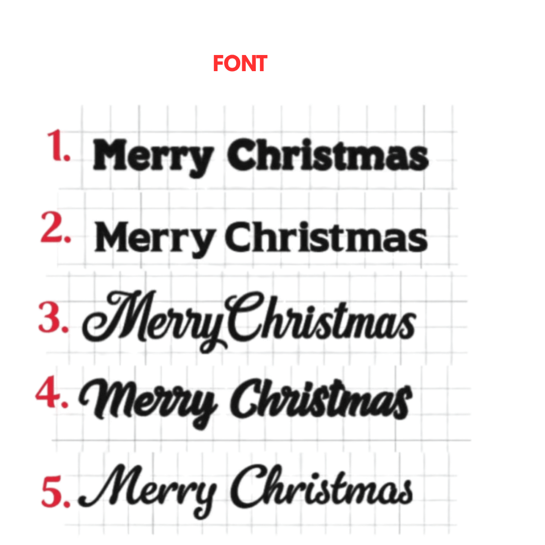 Handmade Personalised 3D  Christmas ornaments