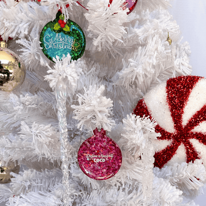 Handmade Personalised 3D  Christmas ornaments