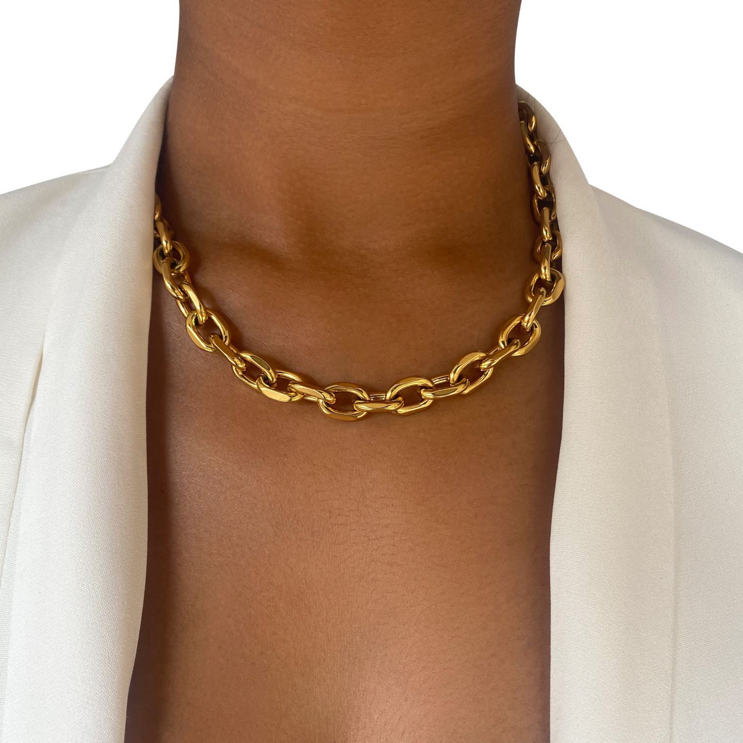 Trending Tails Valentina  Chunky Choker Necklace - Waterproof and Eco-Friendly