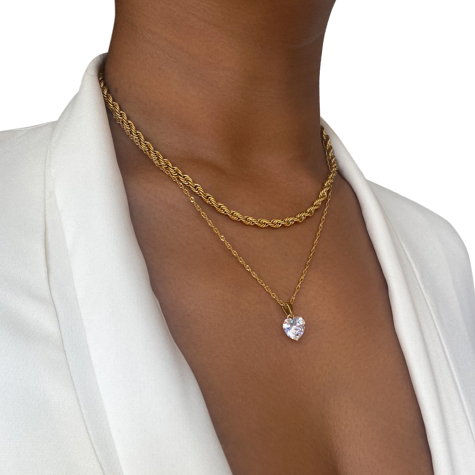 San tropez jewelry heart necklace clearance