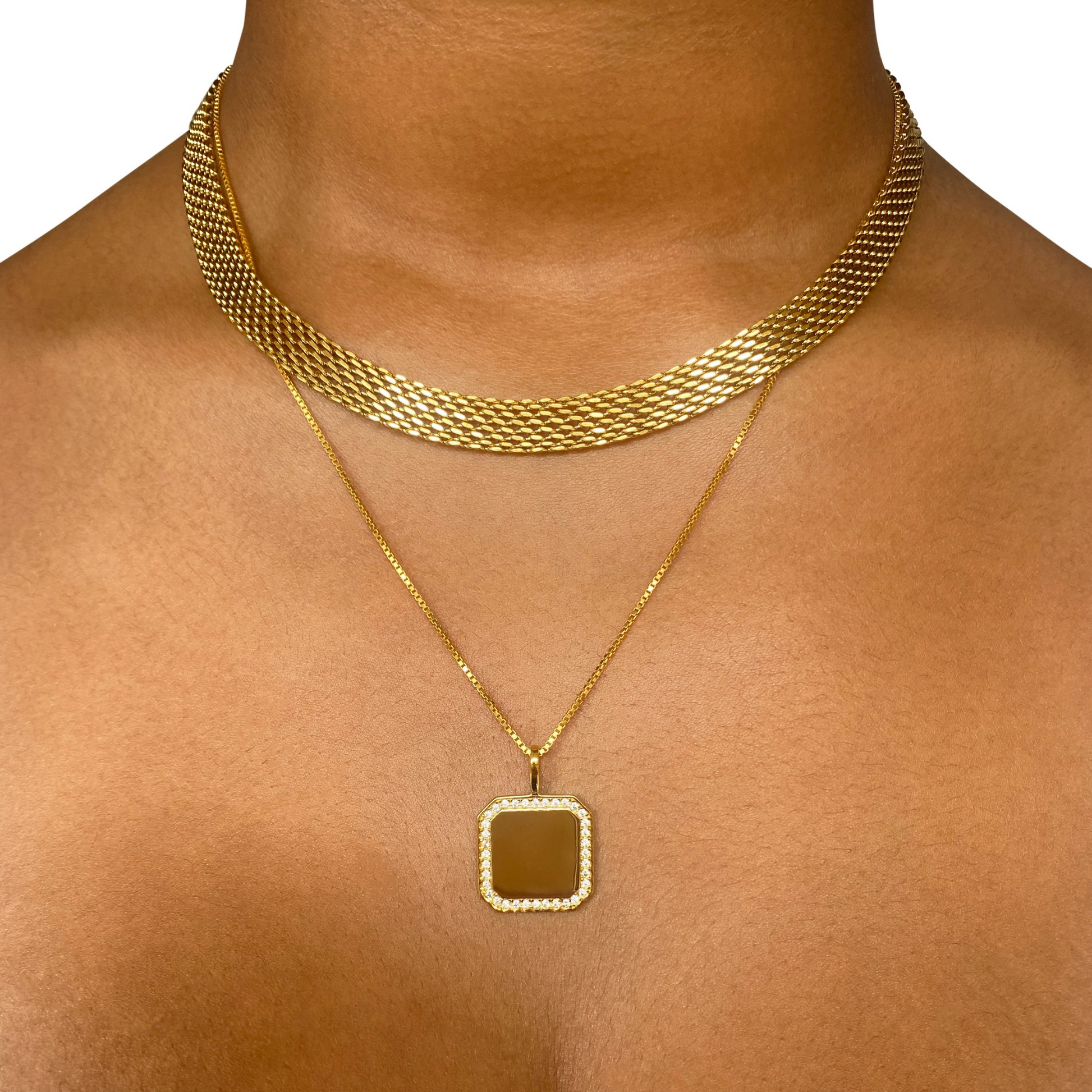 Solana Chunky Gold Choker Necklace Tarnish Resistant Trending