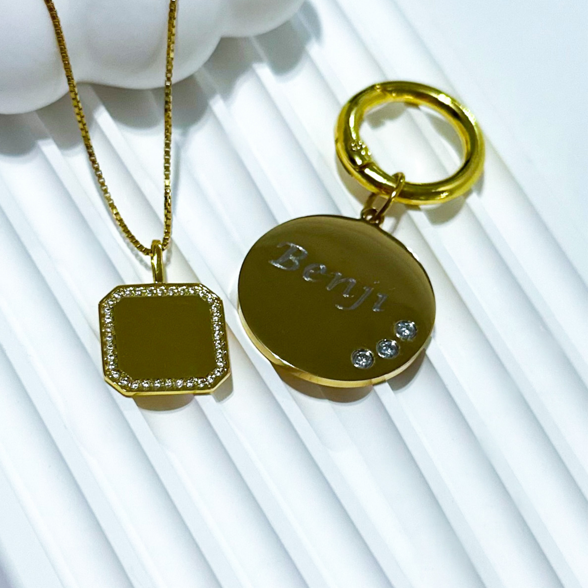 Gold top id tags